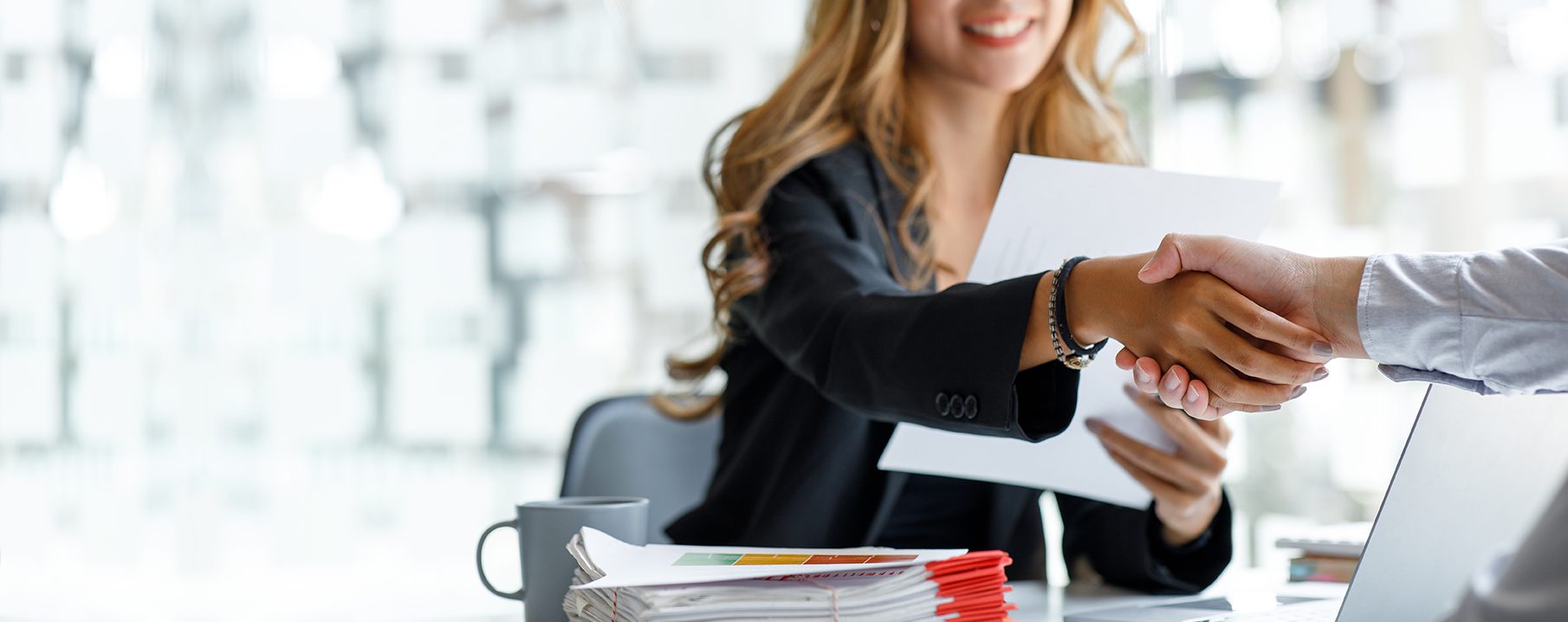 interview handshake